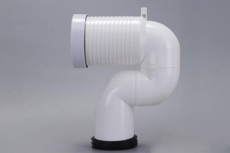 WATERMARK Plastic Flexible Drain Hose To 102mm Soil Pipe Toilet Pan Connector