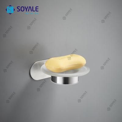 Stainless Steel 304 Soap Dish with Oval Dish 3m Sticker Sy-6259