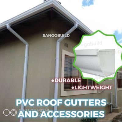 ASA PVC Plastic Pipe Fitting 3m 6m White Brown Length Rain Gutters