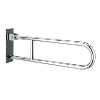 Bathroom Accessories Stainless Steel Safety Handrail Fold up Grab Bar for Disabled with Paper Holder