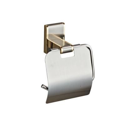 Yundoom OEM Factory Wholesale Modern Style Wall Mounted Stainless Steel Chrome Bathroom Hardware Accessories Paper Holder