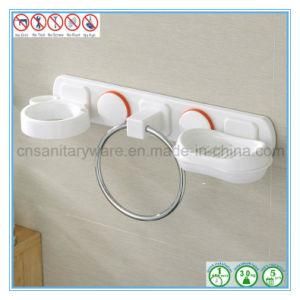 Wall Mounted Sanitary Organized Rack with Towel Ring