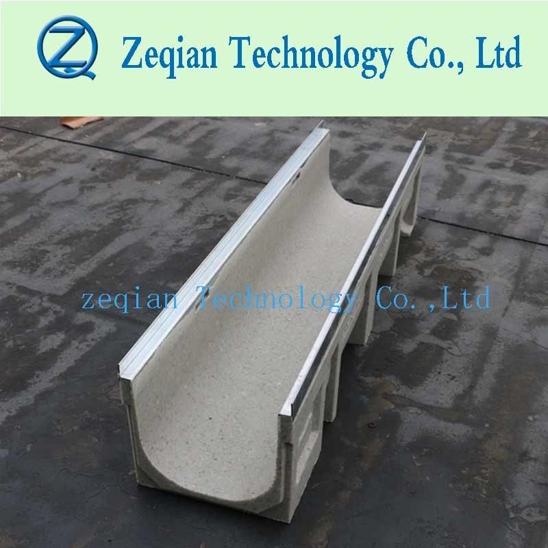 High Quality Polymer Trench Drain with Metal Cover