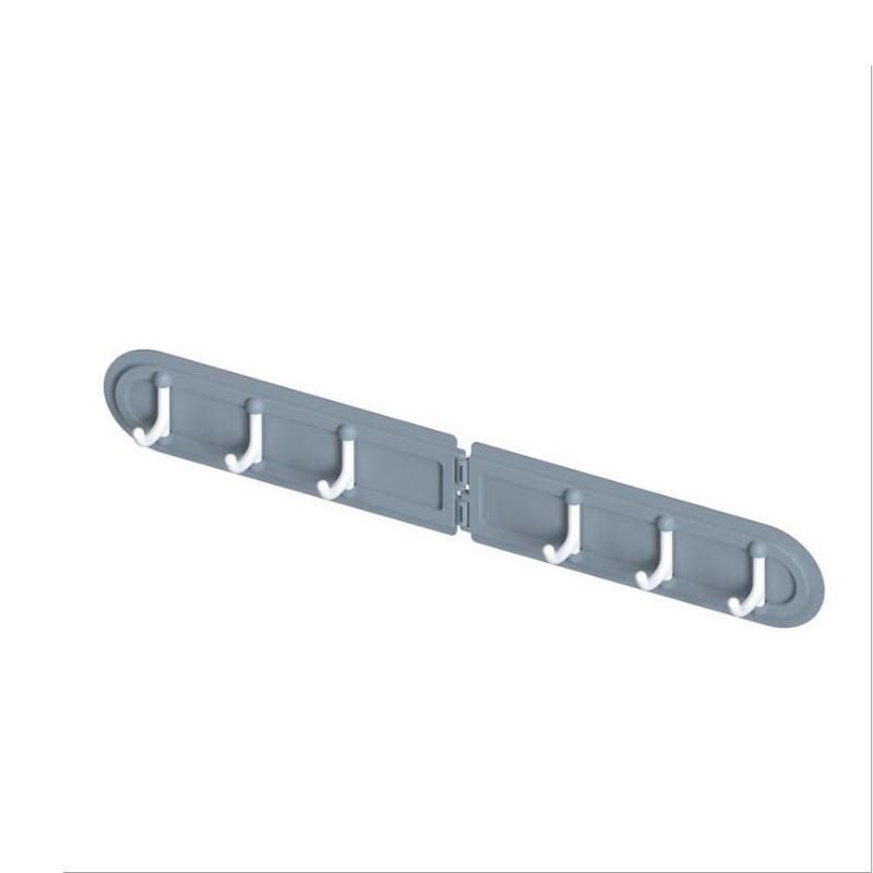 6 Hook Corner Hook Free Punching Kitchen Bathroom Bedroom Dressing Room Wall Storage Hook Home Folding Coat Hook Without Perforation Wbb12180