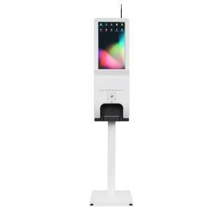 Hand Sanitizing Android Billboard LCD Screen with IR Sensor 21.5inch Advertising Hospital Hand Sanitizer Dispenser in Shenzhen