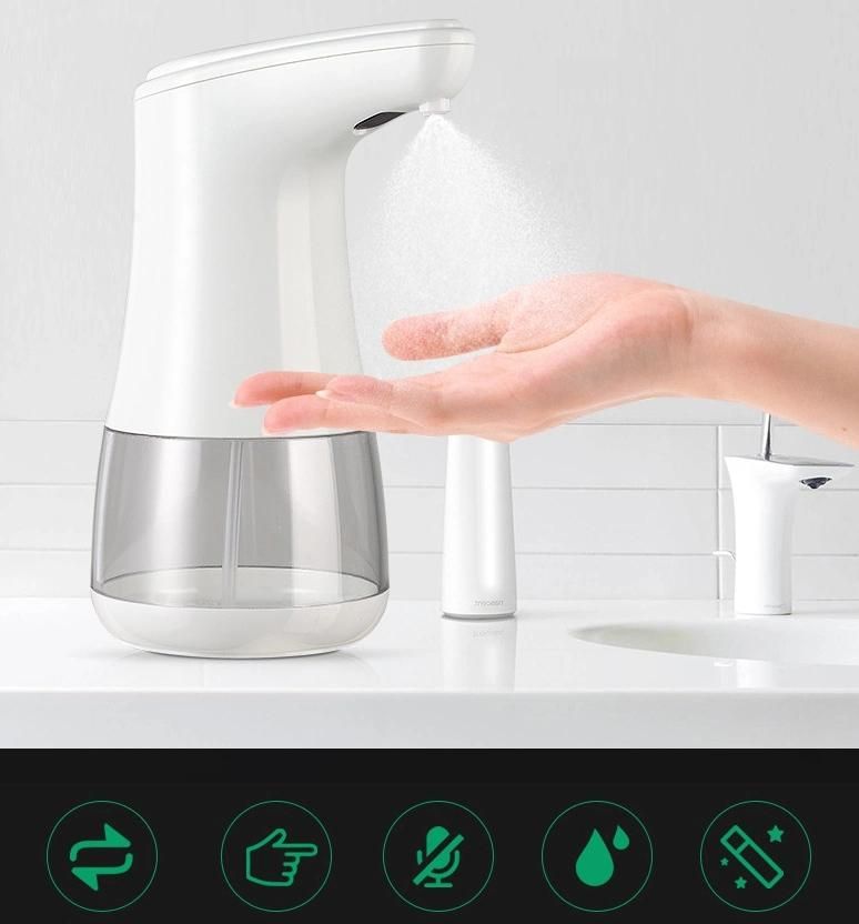 Smart Sanitizer Dispenser, Household Auto Liquid Alcohol Sprayer Induction Hand Disinfectant Machine 360ml, No-Contact Soap Dispenser