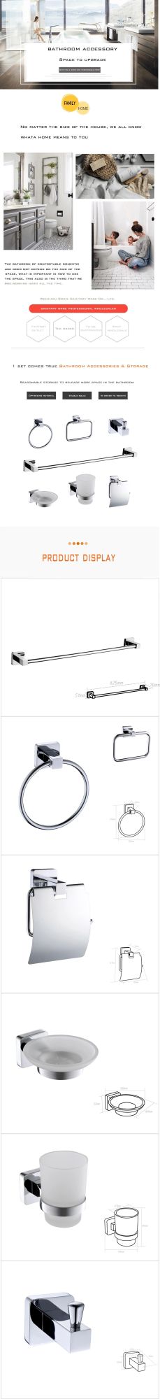 Hot Selling Zinc Alloy Chrome Bath Finishing Toilet Bathroom Wall Mount Accessories Hardware Hotel Set Cheap