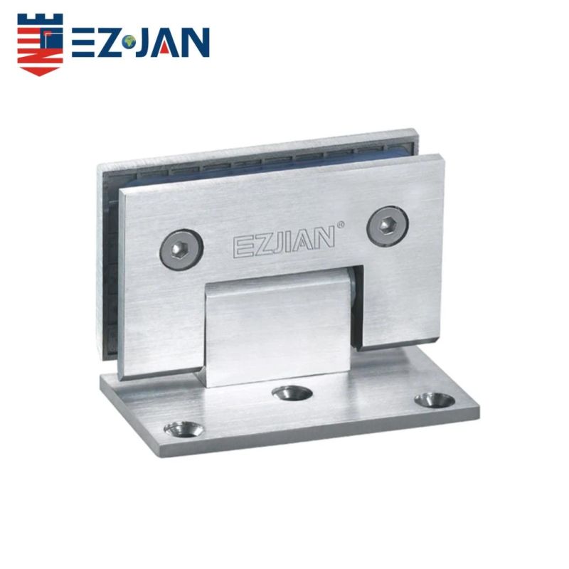 Stainless Steel Glass Shower Doors Glass to Glass Hinge