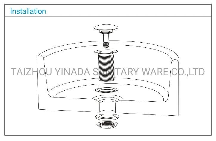 Watermark Brass Chrome Plated Pop up Waste Bathtub Drainer Pop up Valve Clic Clac Kilk Klak Stopper Strainer