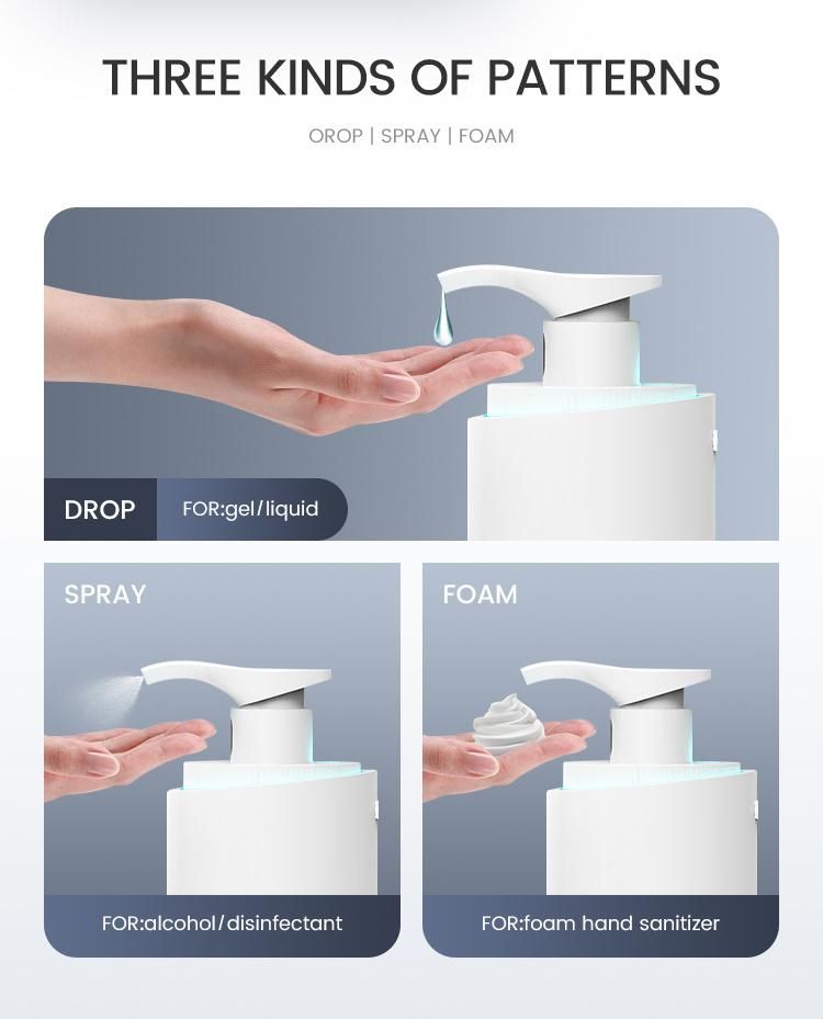 Saige New Arrival 250ml USB Rechargeable Bathroom Automatic Soap Dispenser Sensor