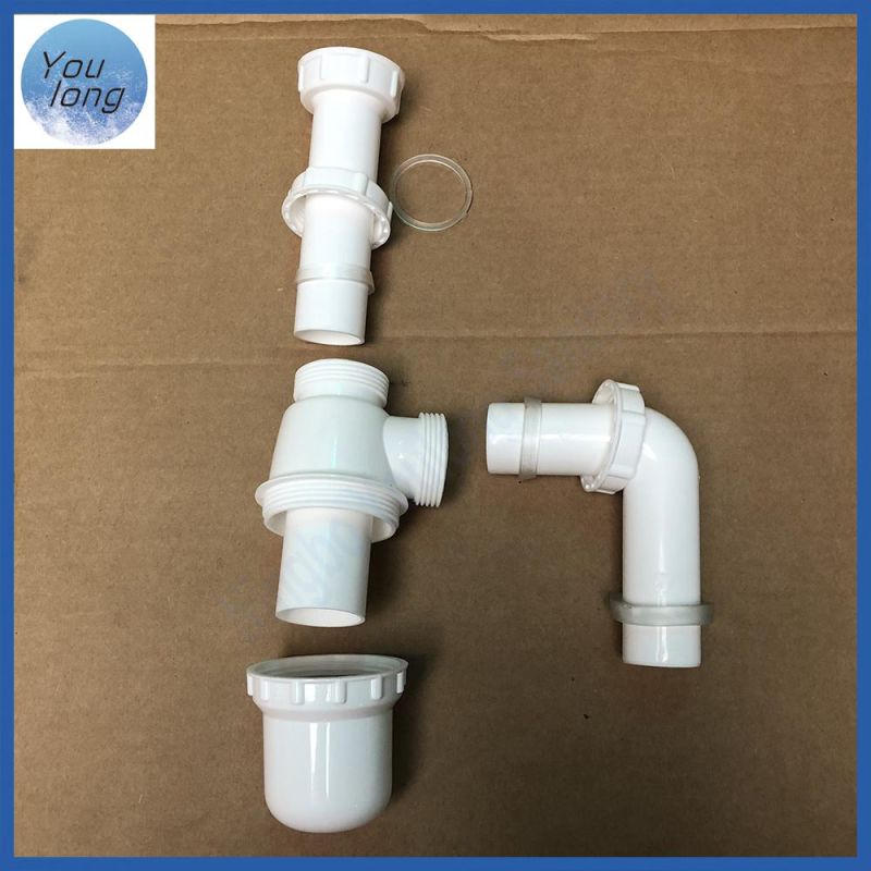 Sifon Lavatorio 1.1/4 Inch Drain Pipe Plastic Waste Siphon Drain Bottle Trap