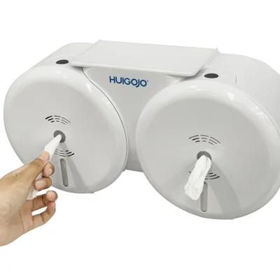 Double Paper Dispenser Toilet Washroom Center Pull Tissue Dispenser