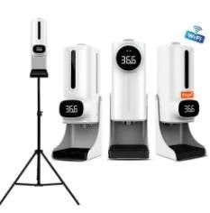 1200ml K9 PRO Plus 15 Languages Hand Sanitizer Smart Automatic Soap Dispenser with Therometer