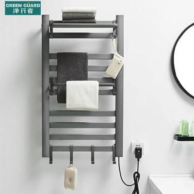Smart Control Rack Bathroom Wall Mounted UVC Sterilize Electric Heater Touch Screen Easy Install Towel Dryer