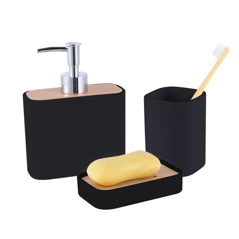 Household Home Hotel Toilet 5-Piece Plastic Bathroom Sets Accessories 500 Sets Bathroom/ Toilet Sustainable 7-10 Days Accepable