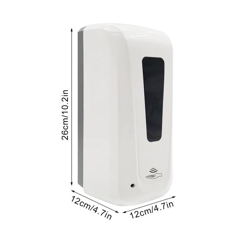 Plastic Pump Ceramic Touchless Liquid Soap Dispensers Wall Mount