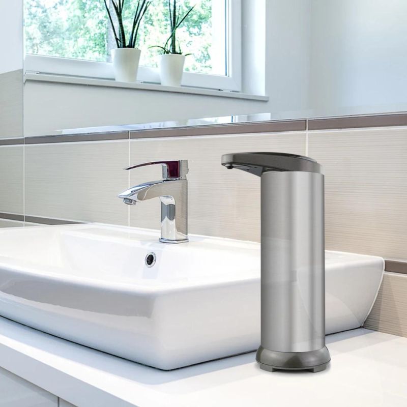 2021 Hot Selling Durable Battery Smart Stainless Steel Touchless Automatic Sensor Liquid Soap Dispenser