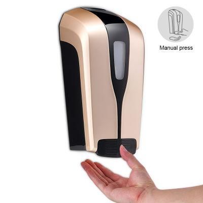 Refillable Bottle Manual Private Label 0.5 L Soap Dispenser for Toilet