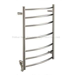 7 Curved Bars Heated Towel Rail Bathroom Hardware