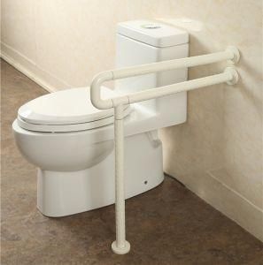 Wall to Floor PVC Nylon Covers Grab Bar with Support Pole