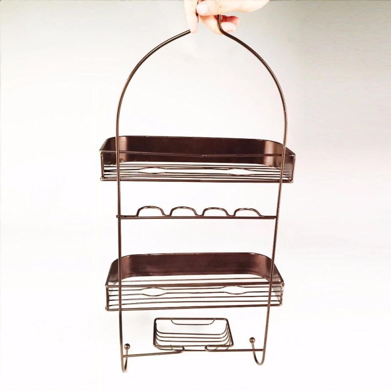 2tier Hanging Bathroom Rack Shower Caddy Shampoo Storage