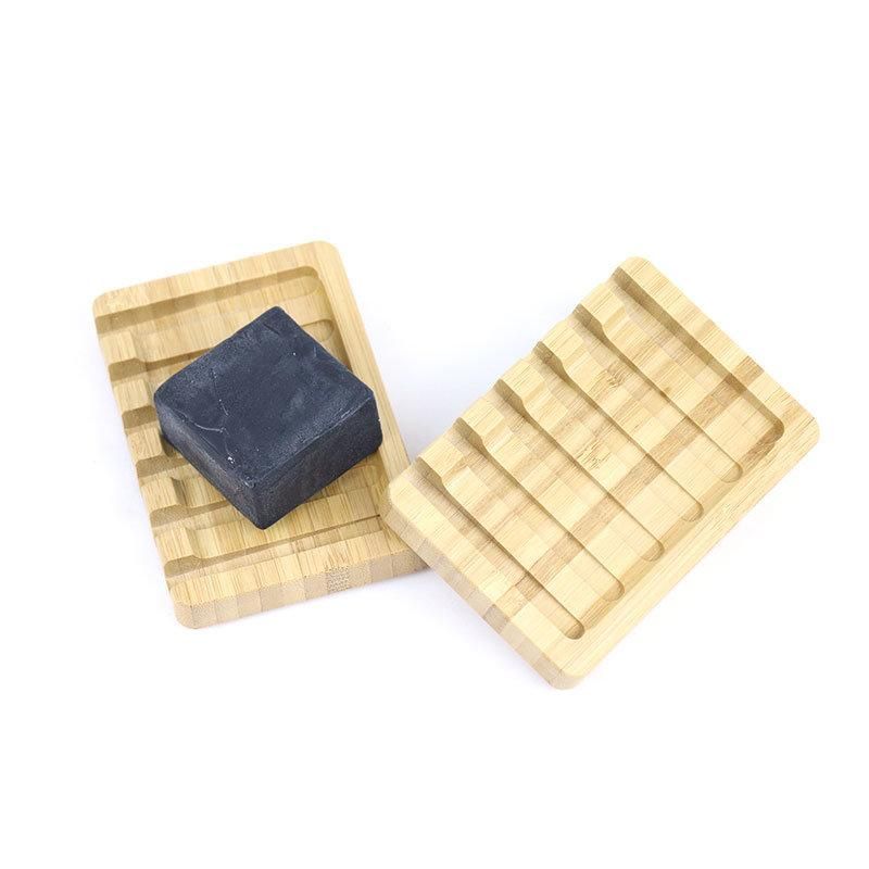 High Quality Bamboo Wood Soap Dish Holder for Shower Bathroom