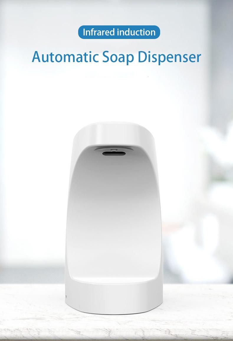 Saige 600ml Bathroom White Plastic Automatic Liquid Soap Dispenser
