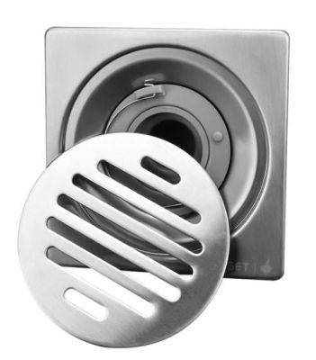 Bathroom Accessories Sanitary Hardware Square Anti-Odor Stainless Steel 304 Shower Strainer Floor Drain for Bathroom