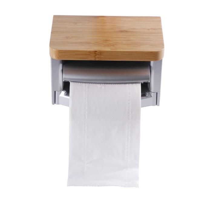 Nordic New Bamboo Roll Paper Holder Toilet Paper Holder Bathroom Hotel Project Paper Holder