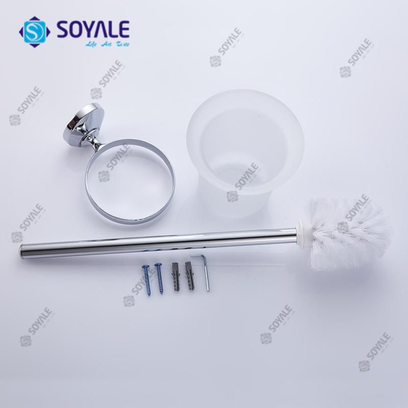 Zinc Alloy Toilet Brush & Holder Sy-12194