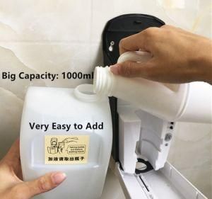 Large Capacity 1000ml Automatic Toilet Soap Dispenser Hospital Hand Sanitizer Dispenser