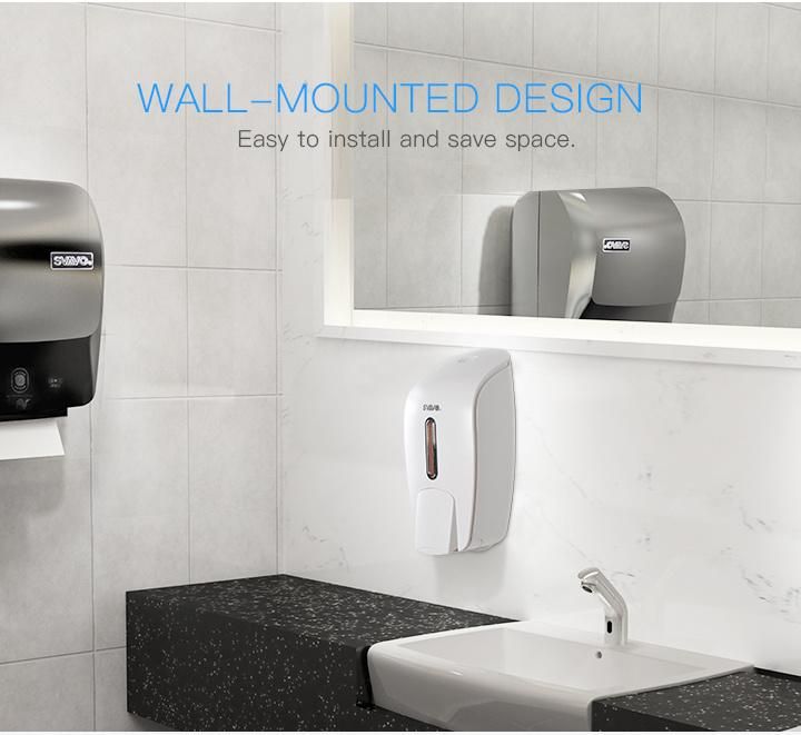 Industrial Wall Mount Refillable Manual Hand Sanitizer Dispenser