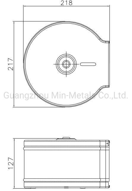 S. S. Tissue Dispenser Surface-Mounted Paper Holder Mx-pH-200