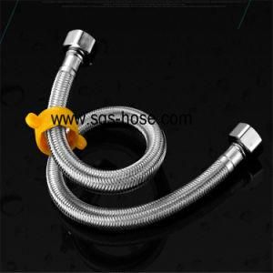 Flexible Water Connector for Faucet - 16&quot;X1/2&quot;X3/8&quot;