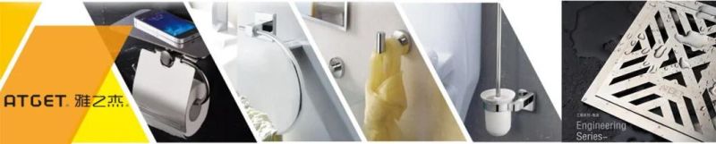 Hotel Restroom Metal Material Hand Manual Shampoo Dispenser Stainless Steel 304 Rectangle Liqud Soap Dispenser with Pump