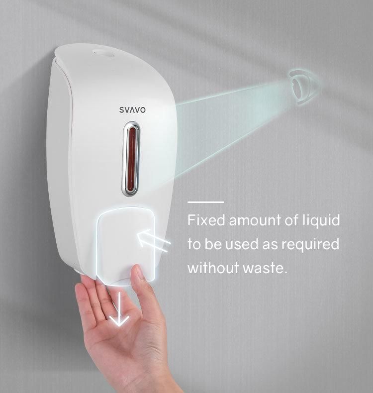Svavo Manual Hand Sanitizer Dispenser Liquid Soap Dispenser Hand Operated