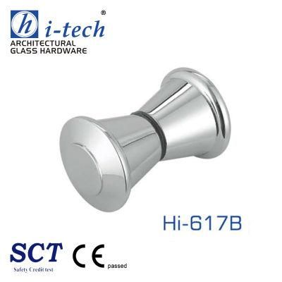 Hi-617b Furniture Chrome Small Knob Bathroom Glass Door Handle