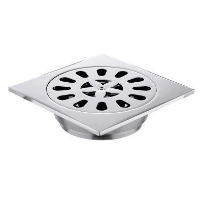 Zinc Alloy Floor Drain Laundry Drainer Anti-Odour Shower Floor Waste