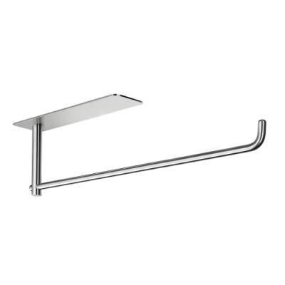 Paper Towel Holder Under Kitchen Cabinet Self Adhesive Towel Paper Holder Stick on Wall SUS304 Stainless Steel