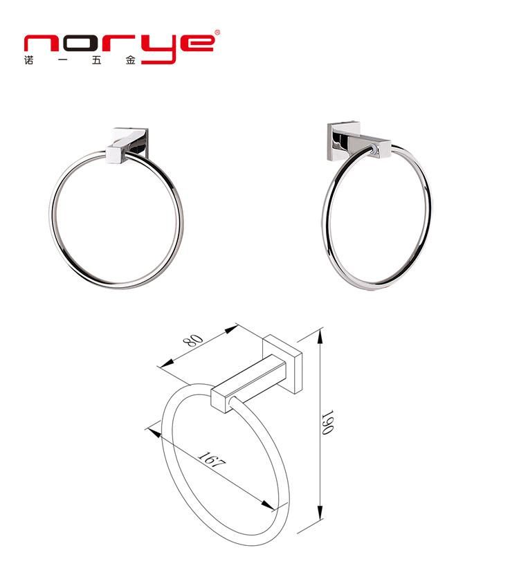 Wholesale Wall Mounted Unique Bathroom Towel Ring Stainless Steel 304