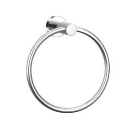 Wall Mounted Zinc Alloy Chrome Towel Ring