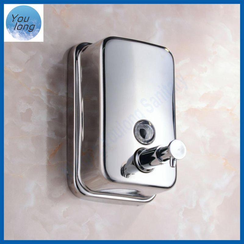 China Hot Selling 500ml~800ml~1000ml Stainless Steel 304 Hand Liquid Soap Dispenser