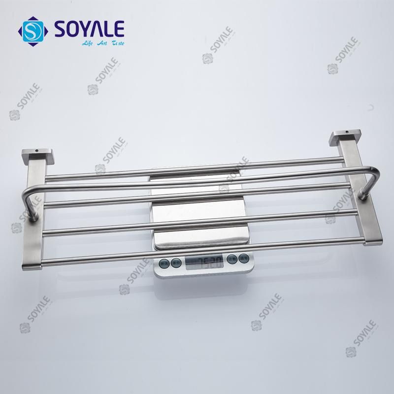 Stainless Steel 304 Commercial Towel Rack with Nickel Finishing Sy-6325
