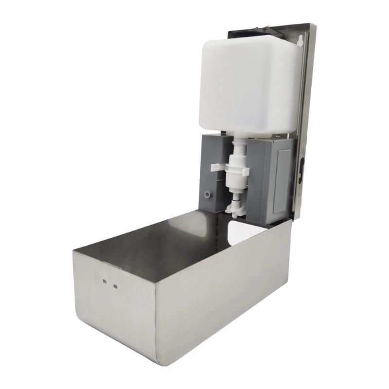 Automatic Upright Box Hand Foam Sanitizer Dispenser Wall Mounted