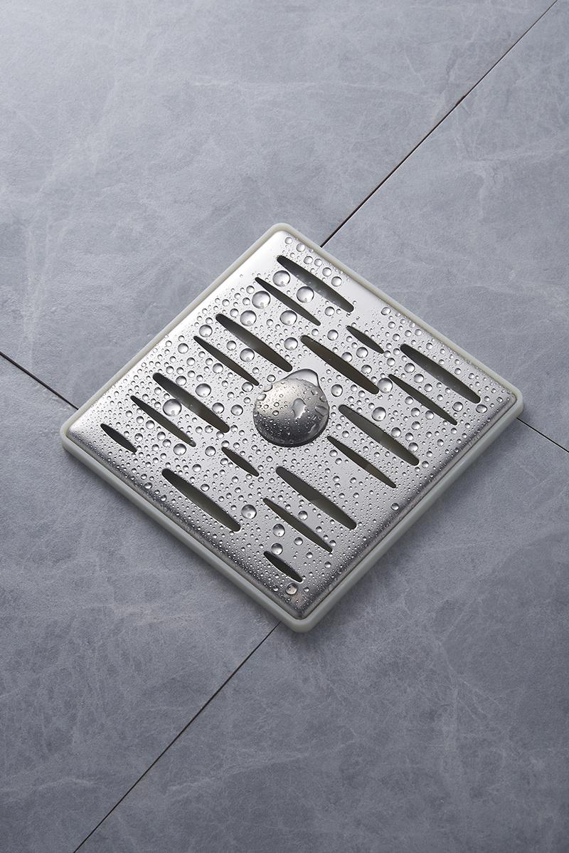 Hotel Bathroom Floor Drain Cover Waste Gate Shower Drain with Removable Cover