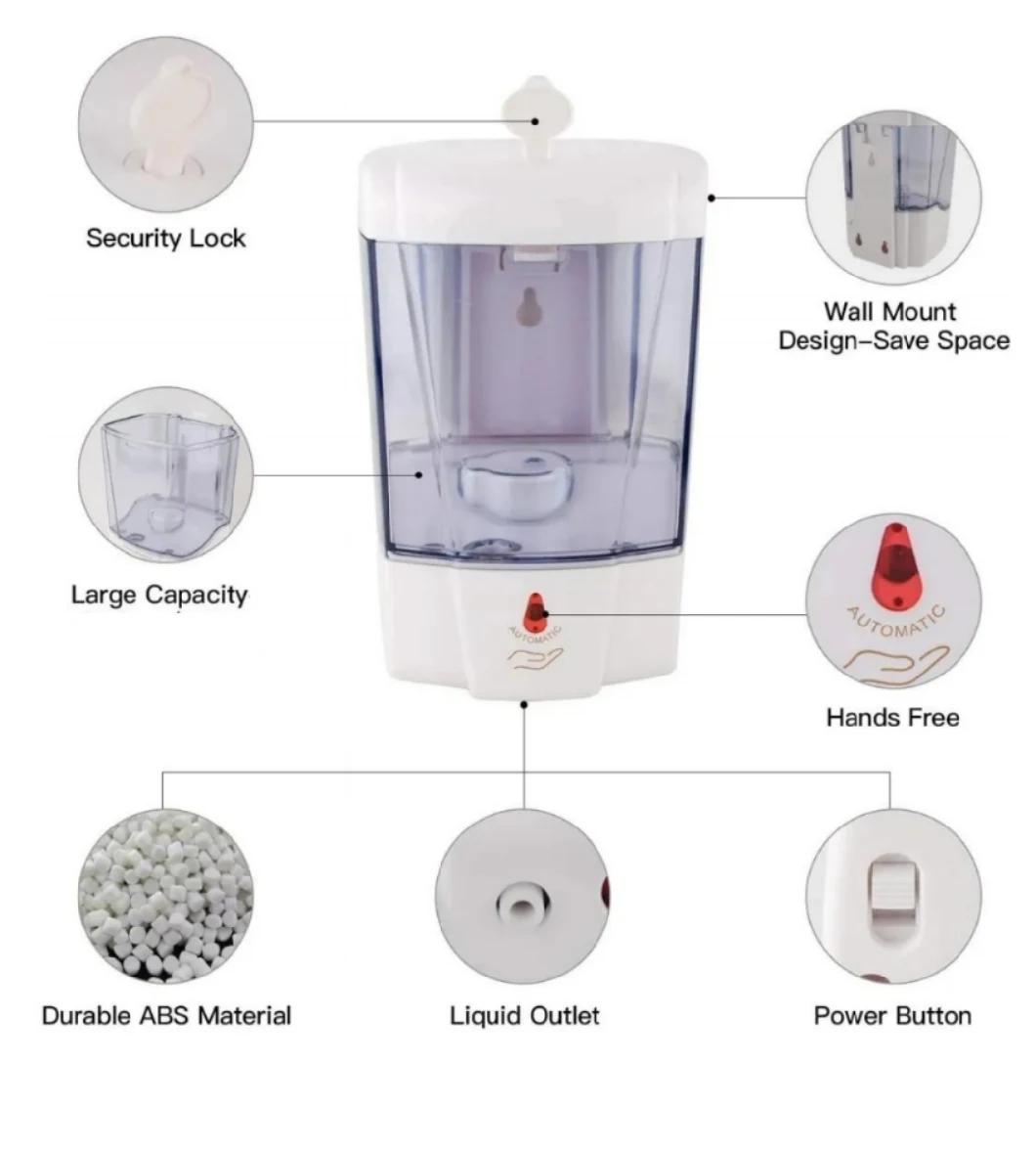 Plastic Automatic Hand Soap Sanitizer Dispenser