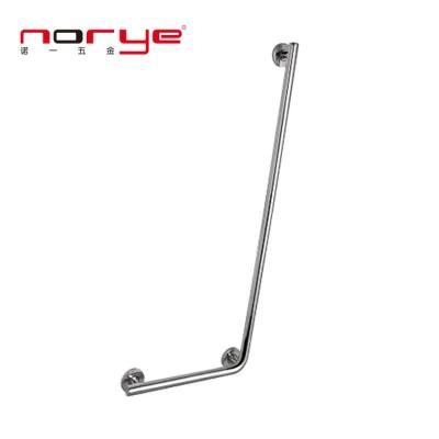 TUV Approved Factory Stainless Steel Bathroom L-Shaped Grab Bars for Disabled Safety