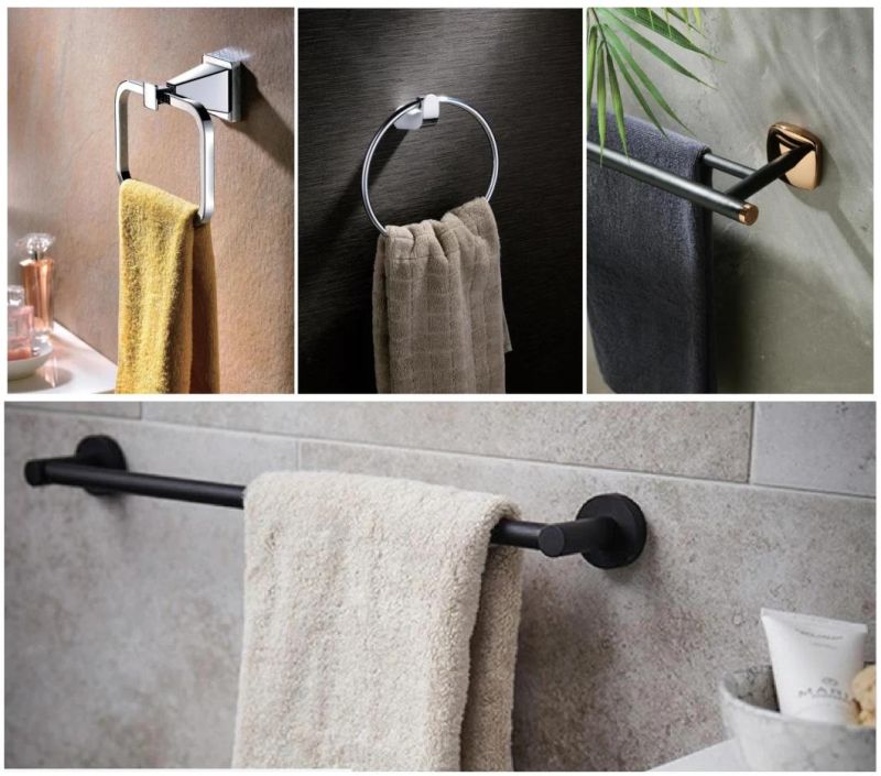 Modern Ceramic Bathroom Accessories Soap Holder Stainless Steel Towel Bar Ceramic Paper Holder Bathroom Accessories for Wc Ceramic Toilet