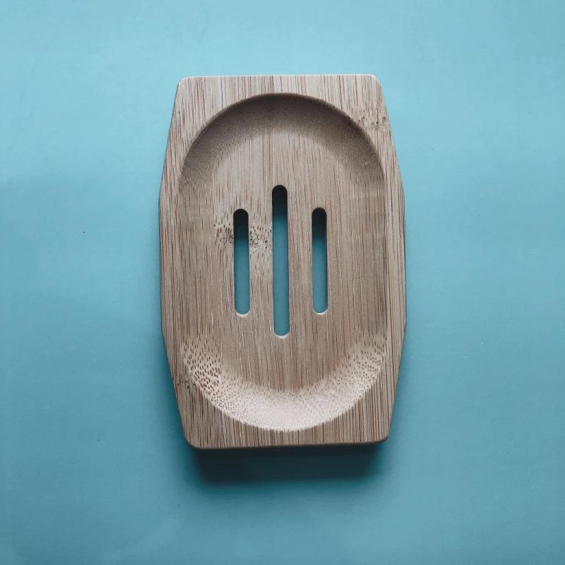 Natural Wooden Bamboo Soap Dish Storage Holder