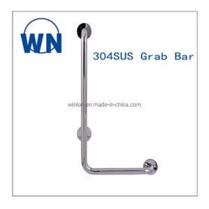 Bathroom L Shape Stainless Steel Grab Bar for Disabled Wn-S03